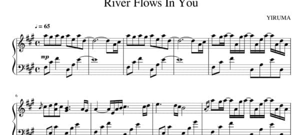 River flows in you